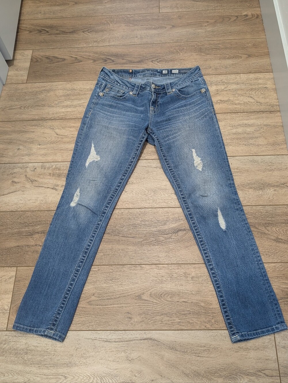Classic Distressed Blue Women’s Jeans
